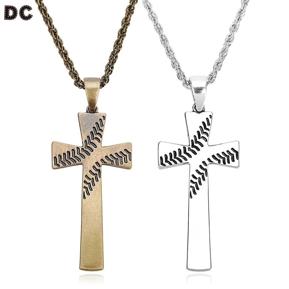 Buy DC Fashion Cross Charms Sports Necklace Pendant