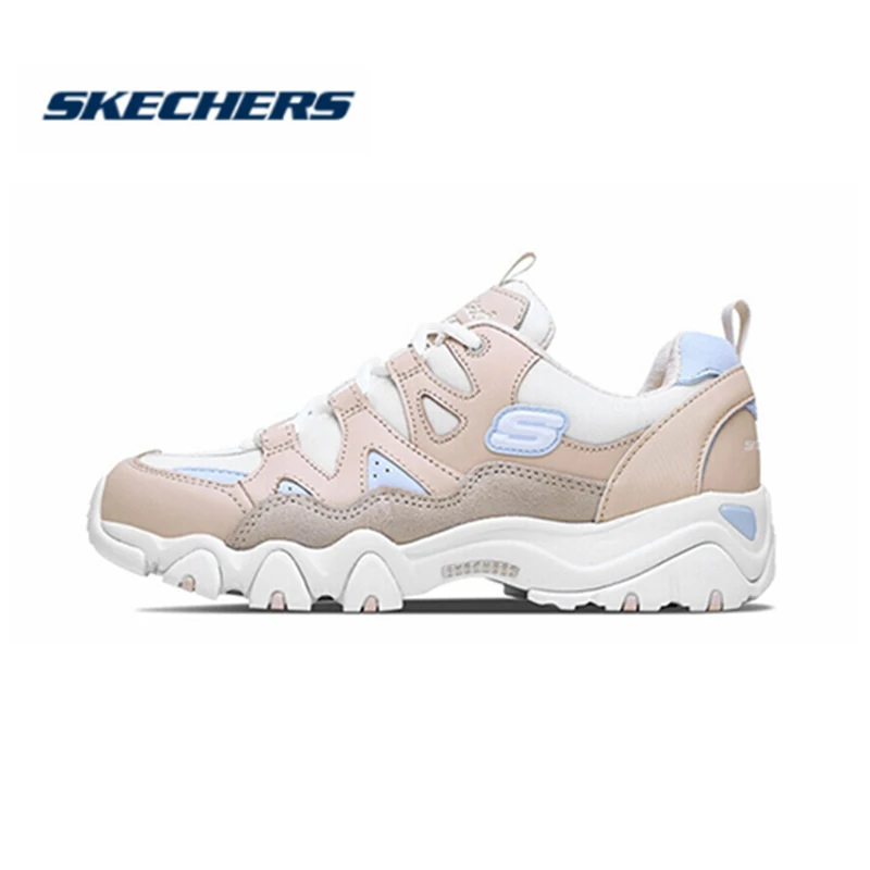 Skechers/Женская обувь D'lites; удобная дышащая модная обувь; женская прогулочная обувь на платформе и высоком каблуке; 88888328-WPK - Цвет: 88888328-WPK