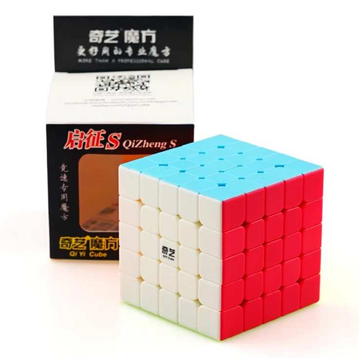 QIYI Qi Zheng S 5x5 магический куб Qingzheng S головоломка игрушки для начинающих Цветной Кубик без наклеек