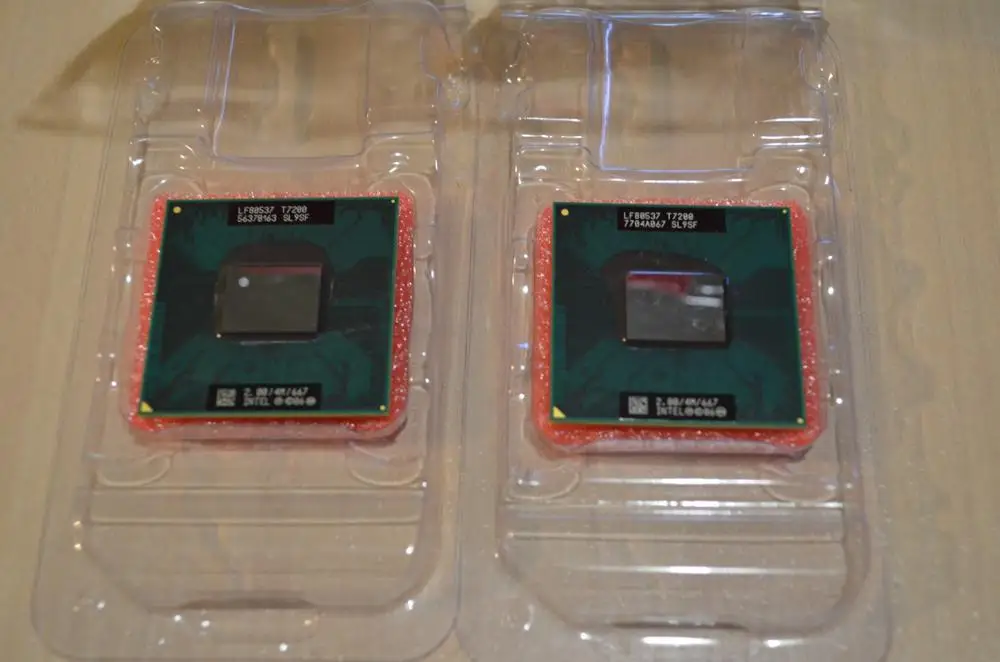 

intel planform CPU laptop Core 2 Duo T7200 4M Socket 479 Cache/2.0GHz/667/Dual-Core Laptop processor