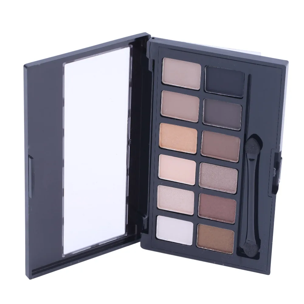 the Nudes 12 Colors Pro Matte Eye Shadow Cosmetic Make Up Set Naked Pallete Eyeshadow Palette Brighten