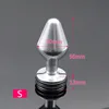 Acre and Aluminium Alloy Electro Shock Used Anal PlugSex Toys for Adult Game Smooth Butt Plug Butt Stimulation for BDSM ► Photo 2/6