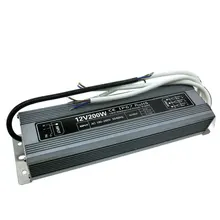 Водонепроницаемый IP67 Питание драйвер 200 Вт 12 В DC 16.7a постоянной Напряжение 2 Выход