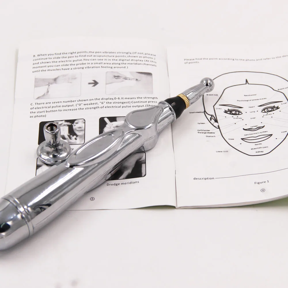 2018 Dropshipping New Arrival Electric Acupuncture Magnet Therapy Heal Massage Pen Meridian Energy Pen