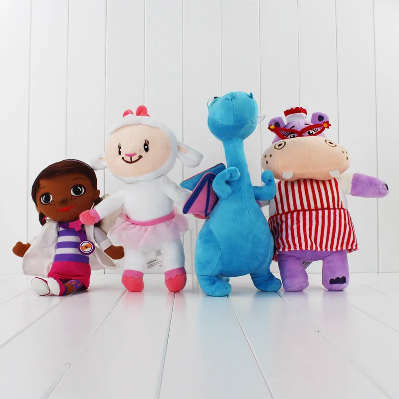 4 стиля Doc Mcstuffins Dottie проверить время доктор Donny McStuffins Stuffy Lambie Hallie мягкие игрушки животных