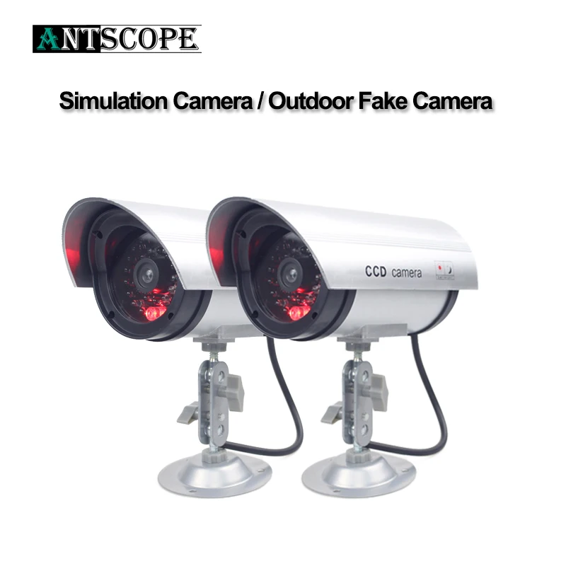 

Waterproof CCTV Wireless Home Security Fake Camera Video Dummy Surveillance Indoor/Outdoor With LED Red Led Bullet Cameras 19