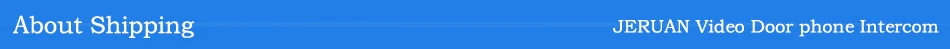 JERUAN Главная безопасности проводной 10 "Цвет телефон видео домофон Системы/комплект + два монитора + 1 открытый камера в наличии