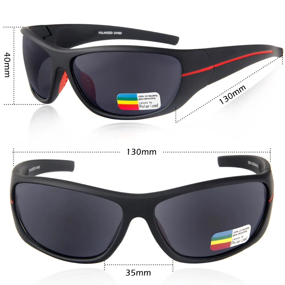 Queshark Polarized Camping Hiking Fishing Sunglasses Sports Glasses Climbing Eyewear Golf Driving Glasses Men Women polarized sunglasses fishing sunglasses