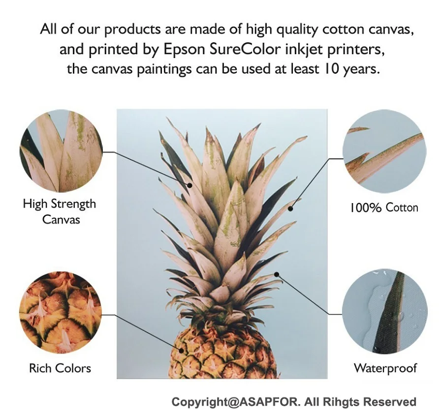 Canvas prints and posters details