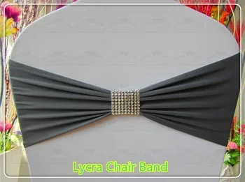 

1/2-Bling Diamond mesh Buckle- Spandex/Lycra/Expand Chair Bands/Chair cover sashes For Wedding Party Banquet Decorations