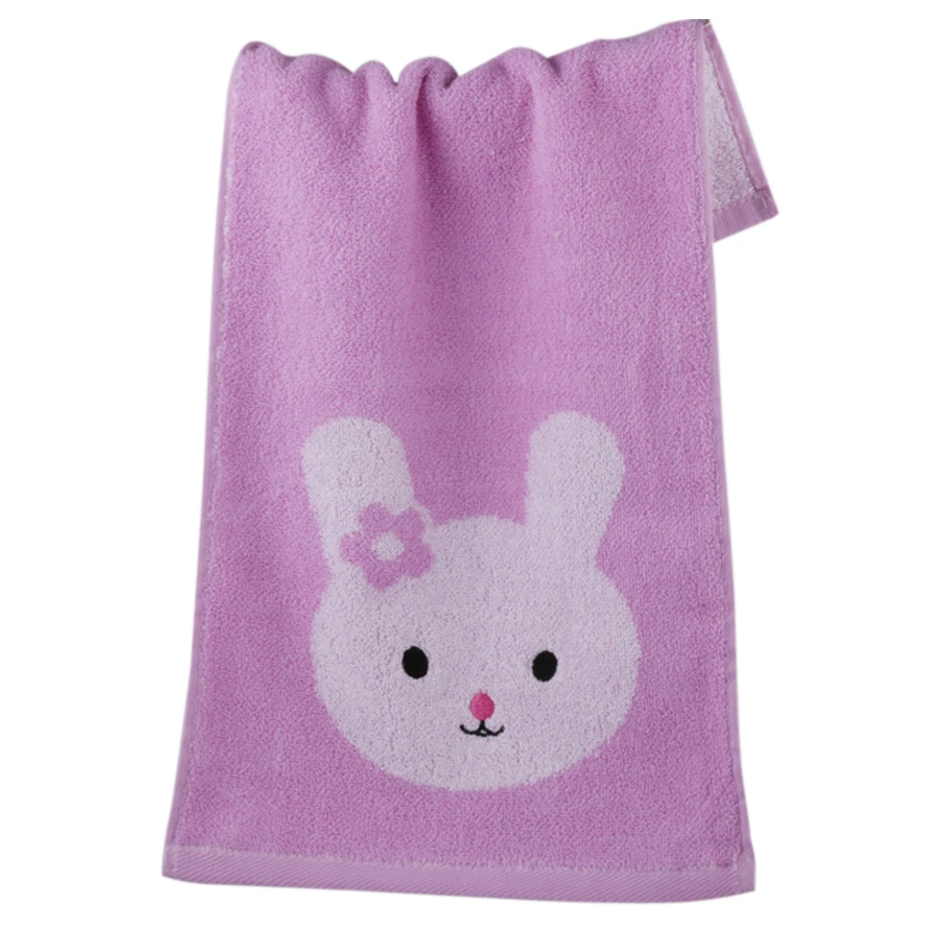 2019 New Cute Animal Style 25*50cm Cartoon Embroidered Towel Smiley