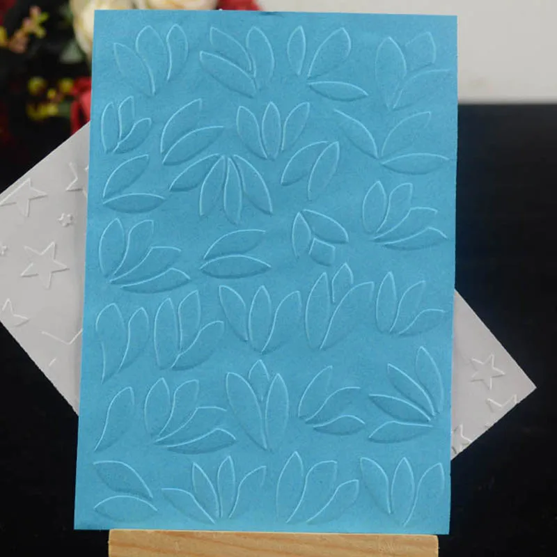 

Flower petals plastic embossing folder background for DIY Scrapbooking Decorative Embossing card making