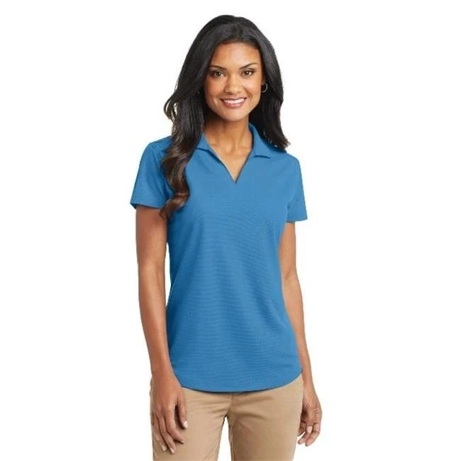 Port Authority L572 Ladies Dry Zone Grid Polo Celadon Blue - Medium