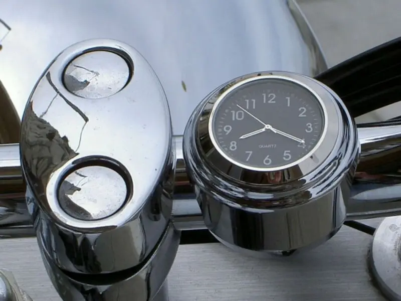 Мотоциклетные часы на руль, водонепроницаемые, с рукояткой, с креплением, с циферблатом, с верхним креплением, часы для скутера, велосипеда, мотора, велосипеда, украшения