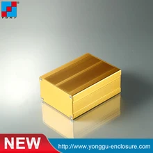 YGS-004 76*46-90mm (WxH-D) aluminum box electronics enclosure /aluminum pcb instrument box enclosure case project 1 piece 280 230 109mm szomk aluminum enclosure electronics die casting waterproof junction box aluminum housing case