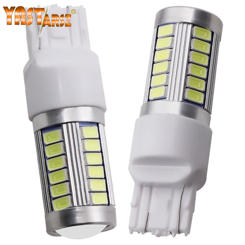2 шт. T20 7443 W21/5 Вт 33 SMD 5630 5730 светодиодный Автомобильные стоп сигналы 21/5 DRL вождения