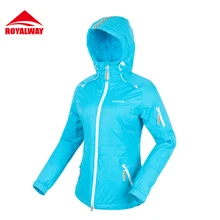 Royalway Кемпинг Походные куртки Для женщин женский открытый Водонепроницаемый ветрозащитный Теплый Высокое качество ветровка дождевик# RCL4024AF