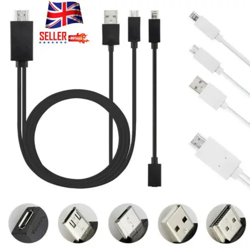 

5Pin & 11Pin MHL Micro USB To HDMI 1080P HD TV Cable Adapter for Samsung Android 2019 Hot Sale