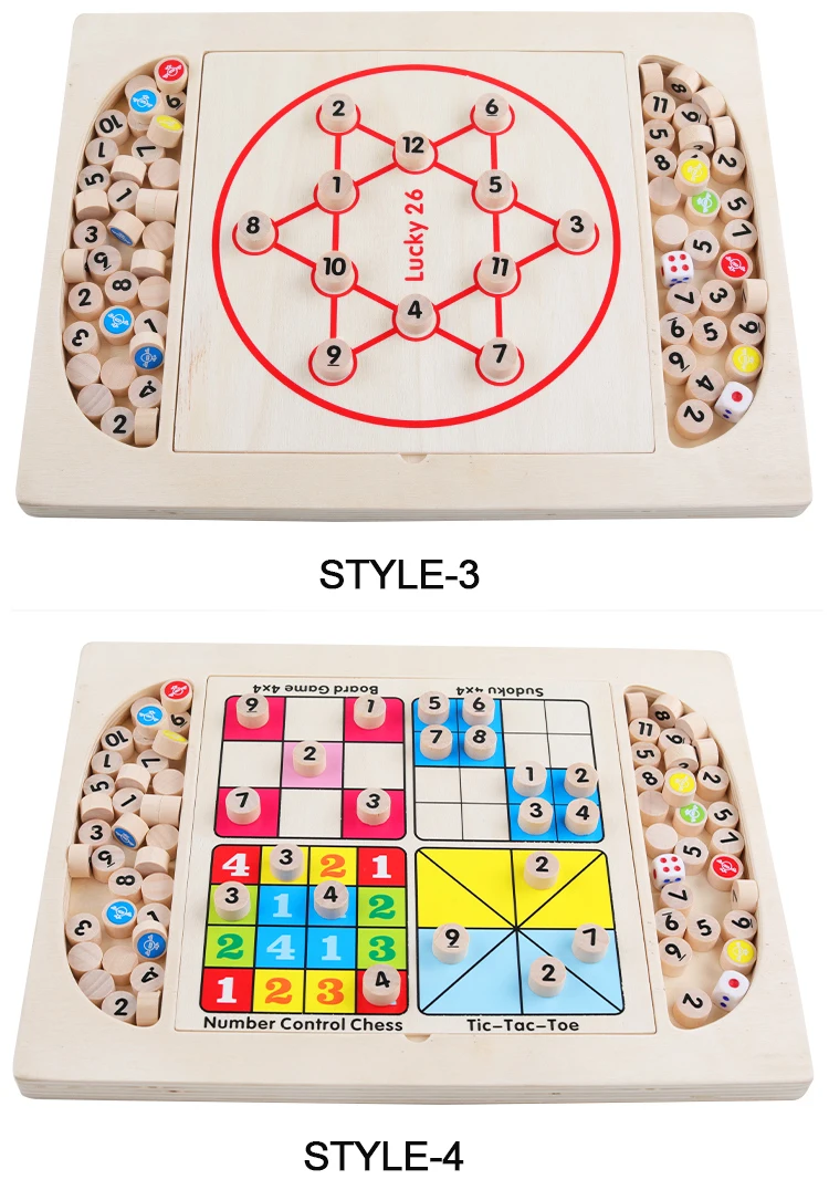 Детские игрушки Игры и Пазлы многофункциональные Sudoku полеты шахматы настольные игры путешествия Развивающие игрушки для детей Подарки для детей