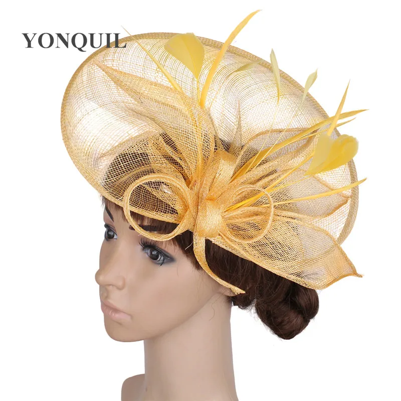 

New style bridal wedding hair accessories fascinator party headdress feather decoration headwear for women party hairband SYF104