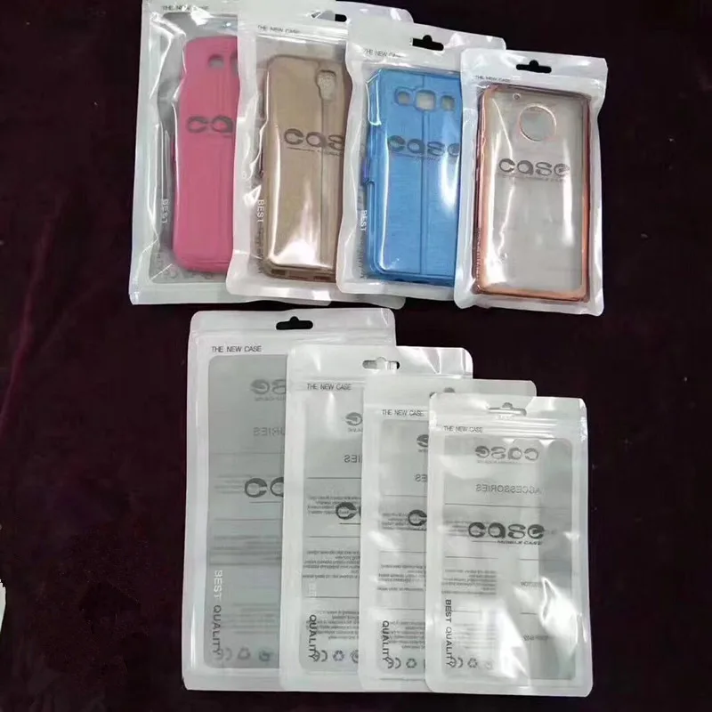 

5000pcs 11*19cm Reusable Zip Lock cellPhone Shell Event Packaging bag Transparent Self Sealing Plastic pouch zipper plastic bags