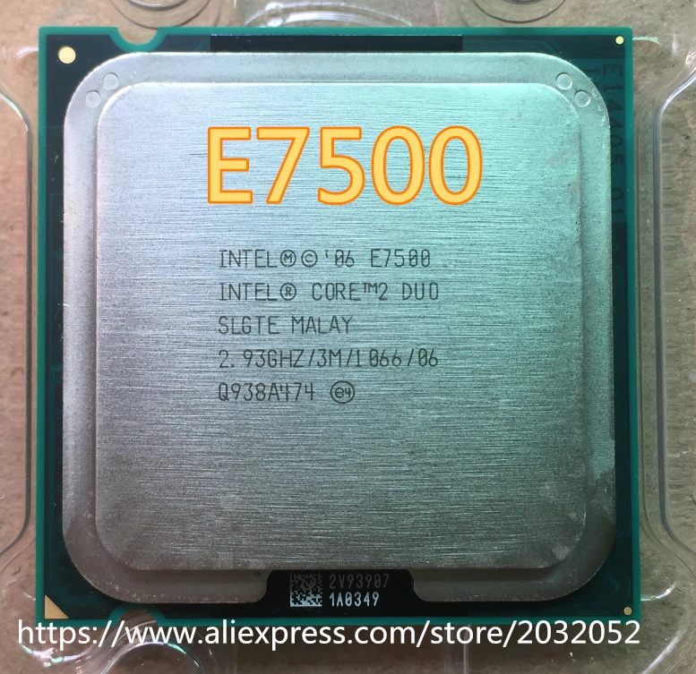 Intel Core 2 Duo E7500