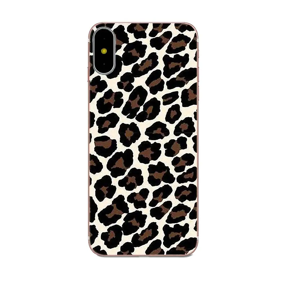 Мягкие чехлы с леопардовым принтом для HTC 530 626 628 630 816 820 One A9 M7 M8 M9 M10 E9 Plus U11 Moto G G2 G3 G4