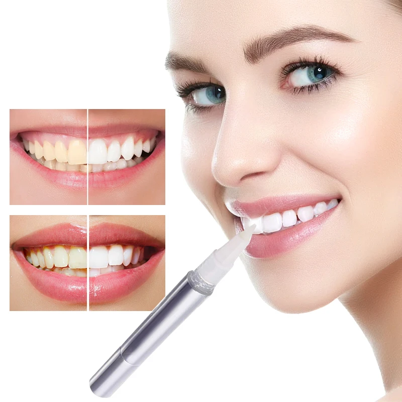 

Teeth Whitening Gel Pen Stain Remover Tooth Gel Instant Smile Whitener Dental Bleaching Teeth Care Gray One Piece