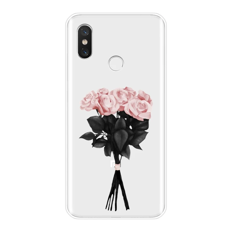 Мягкий силиконовый чехол для телефона Xiaomi Mi 5 5C 5S 5X 6 6X Plus модная задняя крышка с
