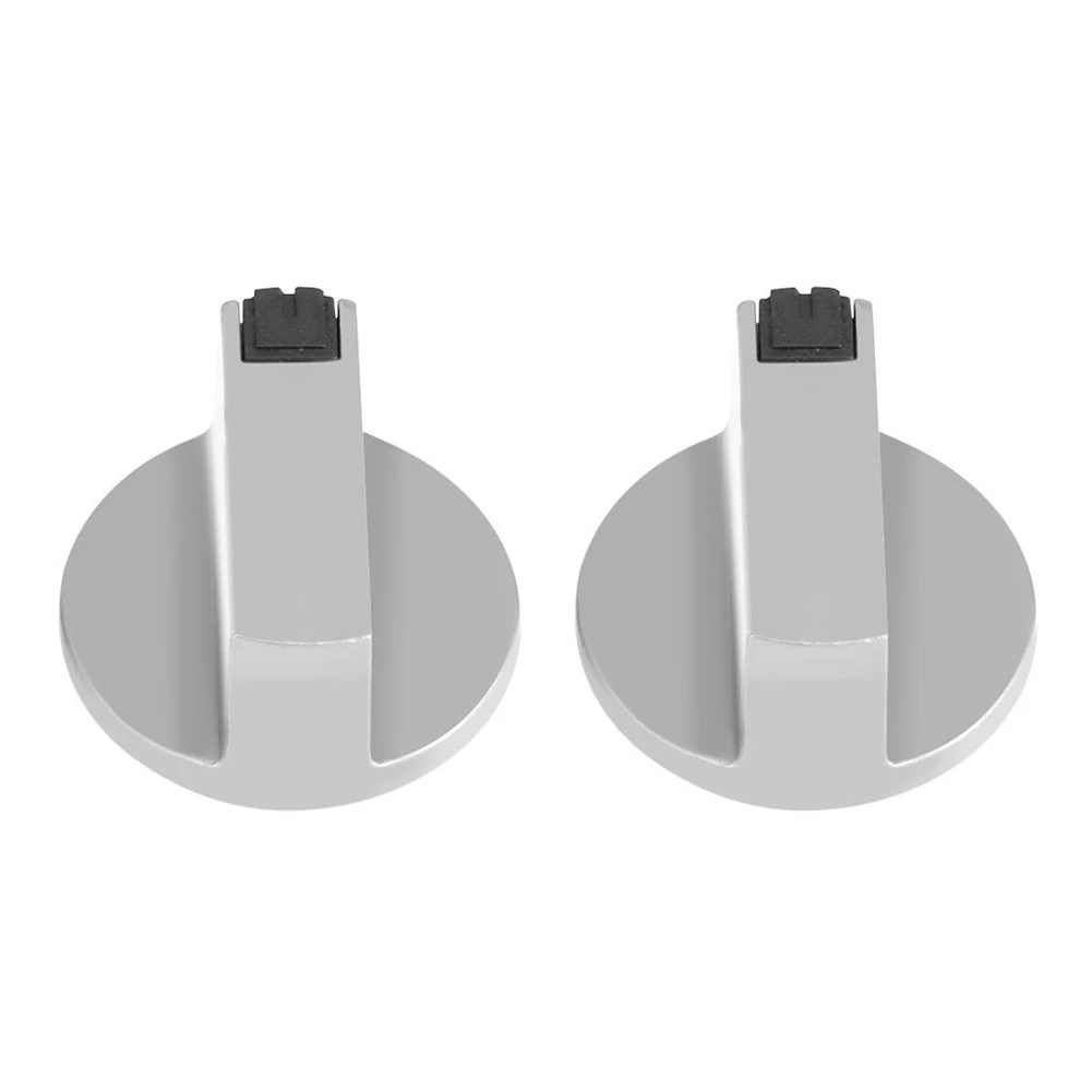

6pcs 8 Mm Universal Zinc Alloy Cooker Rotary Switch Adaptors Gas Stove Control Knob Silver