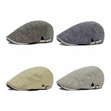 Новая быстрая Мужская винтажная ковбойская Ретро хлопковая кепка Утконос берет Солнцезащитная шляпа Повседневная Хип-хоп шляпа