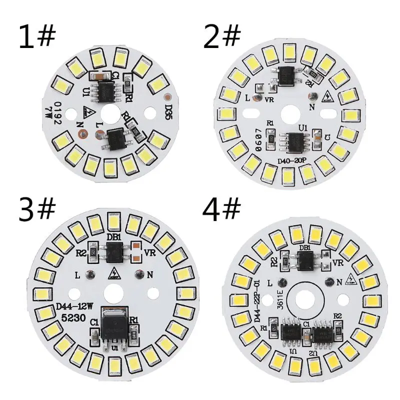 

LED Lamp Panel SMD Light Chip For Bulb With Cold White Input Smart IC Bean Linear Round Drive Light Source Decor For Home Living