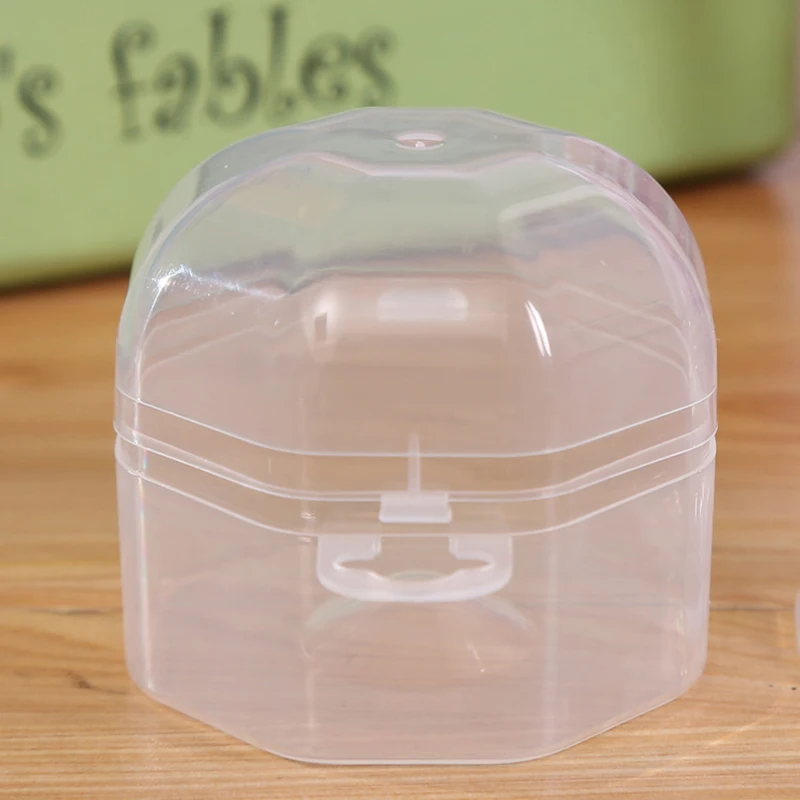 

1 pc Infant Baby Soother Box Wide Neck Nipple Case Convenient Flexible Travel Pacifier Box clear box