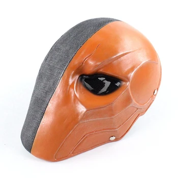 

Halloween Cos Arrow Deathstroke Latex Mask Arrow Season 5 Cosplay Latex Resin Helmet Clothing Accessories Dressing Props