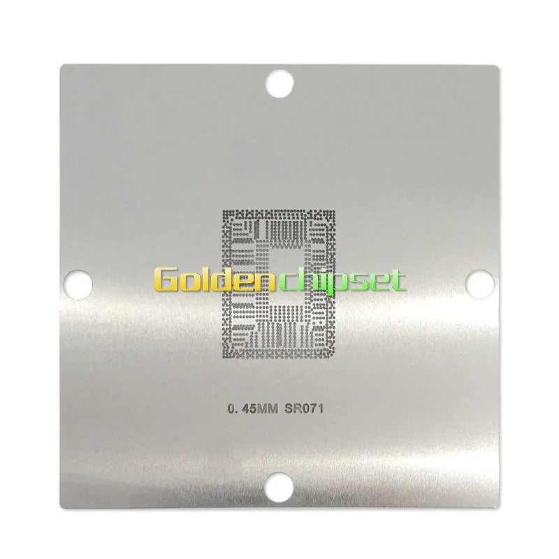 

Hot Sale CPU Stencil Stencil Template 0.45MM SR071 CPU 0.45MM SR071