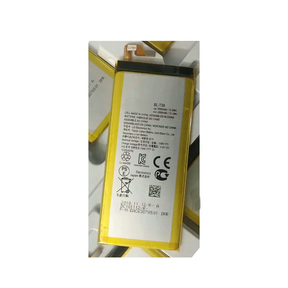 

High Quality 3000mAh BL-T39 battery for LG G7 Thin Q EAC63878501 Battery