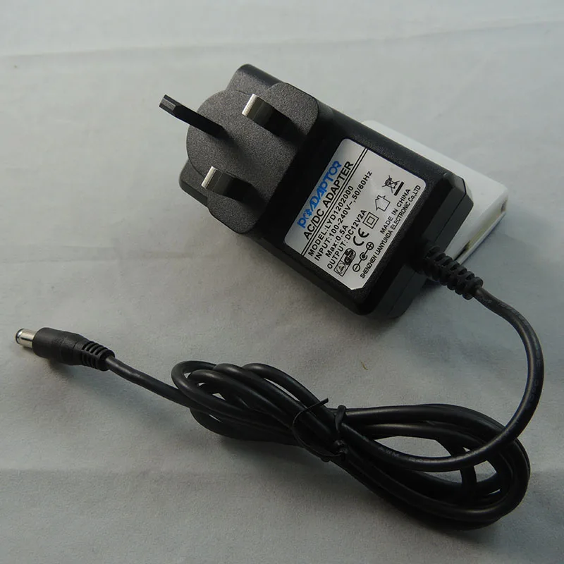UK 12 V/2A 5 мм * 2 1 ac dc адаптер питания высококачественный для электрического