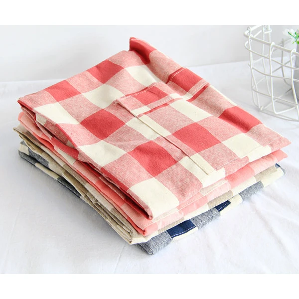 Kitchen apron oil-proof padded waist home cooking protective clothing Korean fashion simple adult smock women