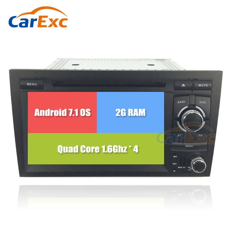 2G RAM Android 9 OS Car Radio GPS DVD For Audi A4 S4 RS4 Multimedia Player With WiFi Navigation Stereo Head Unit | Автомобили и