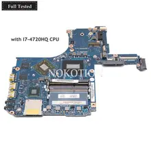 NOKOTION H000075410 VG20SQG 20CQG MB для TOSHIBA Satellite P50-C P55T P55T-B Материнская плата ноутбука I7-4720HQ Процессор R9 M265X GPU