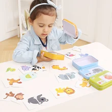 32pcs Baby Cognition Jigsaw Puzzle Card Early Educational Games Puzzles learning toys For Children Matching Game Puzzle For Kids цена 32pcs Baby Cognition Jigsaw Puzzle Card Early Educational Games Puzzles learning toys For Children Matching Game Puzzle For Kids цены онлайн