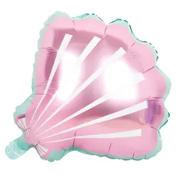 1 шт. новые розовые фиолетовые Детские душевые воздушные шары для девочек на свадьбу Гавайские воздушные шары в виде ракушки, воздушные