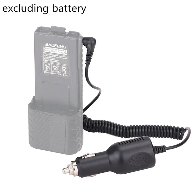 only car charger BAOFENG UV-5R BL-5L 7,4 В 3800 мАч литий-ионный аккумулятор большой емкости для Baofeng Walkie Talkie UV-5R серия двухстороннее радио - Цвет: only car charger