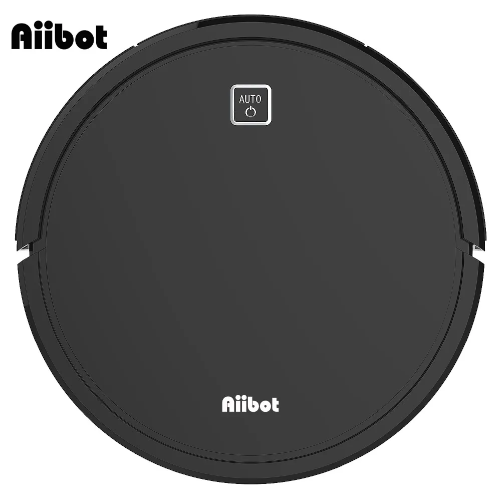 

Aiibot Vacuum Cleaner Robot Sweep & Strong Suction Infrared Sensors & Intelligent Cleaner with Remote Control (Black-V9S)