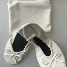 Большая скидка! Портативный женские складные balleirna рулонные балетки путешествия и покупки, свадебный подарок, специальное предложение