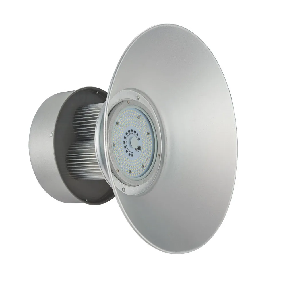 6pcs GERUITE 150W LED High Bay Industrial Light 2835 SMD 85-265V Factory Lighting For Factories Mines Warehouses Ceiling Lamps