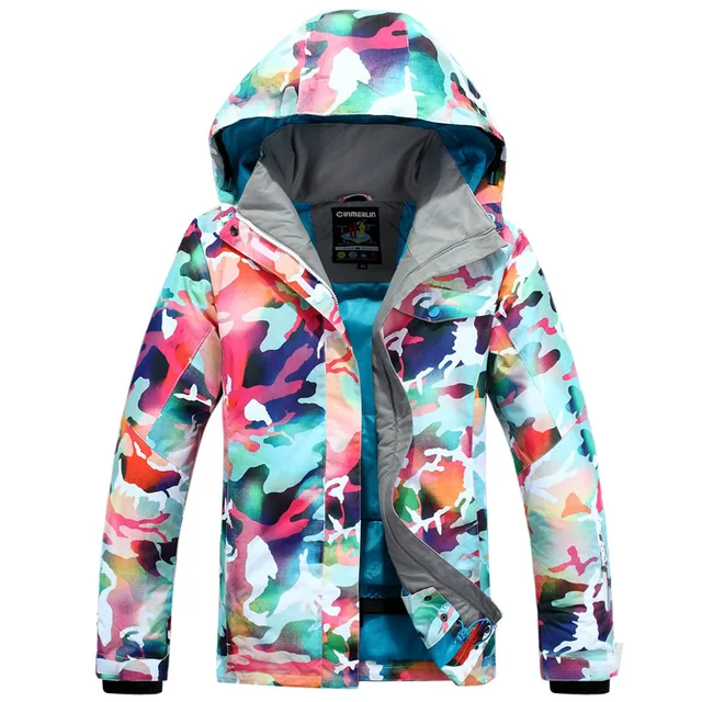 Hotian Women Ski Jackets 2017 New Design Female Skiing