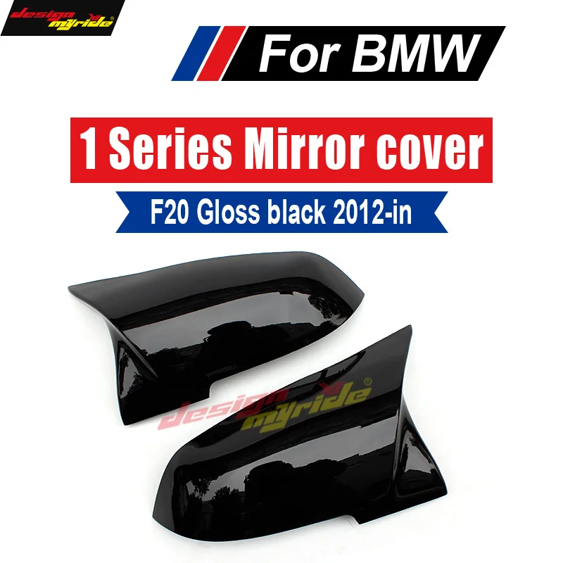 

For BMW F20 Rear View Mirror Covers Decoratio ABS Golss Black F20 118i 120i 125i 128i 135i 135is Rear View Mirror Covers 2012-in