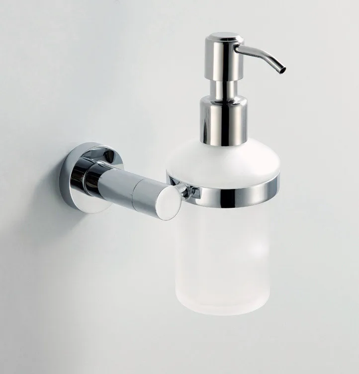 Латунный хромированный дозатор для мыла держатель, дозатор жидкого мыла, фитинги для ванной комнаты GB011G