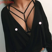 Sexy Bandage Bra Women Fashion Ladies Halter Elastic Cage Erotic Hollow Strappy Bralette Bustier Underwear Camis Crop Tops Apr13